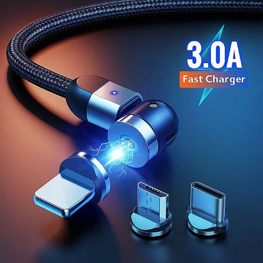 Rotate Magnetic Phone Cable