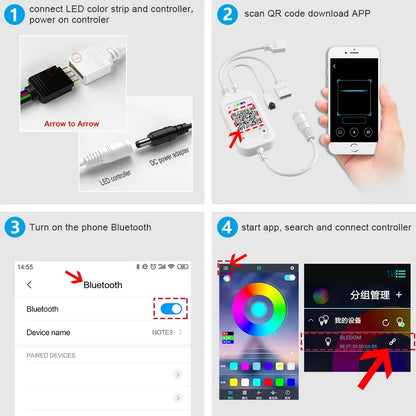 Bluetooth RGB LED Strip