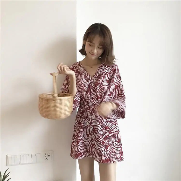 Kimono Flower Dress