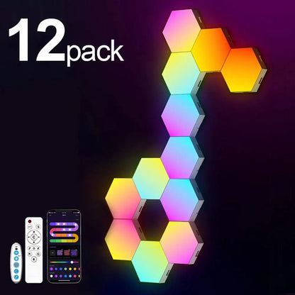 20/12/8/3 Pack Hexagon Lights Wall RGB Panel