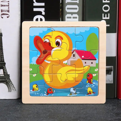 Kids Toys Wooden 3D Puzzle