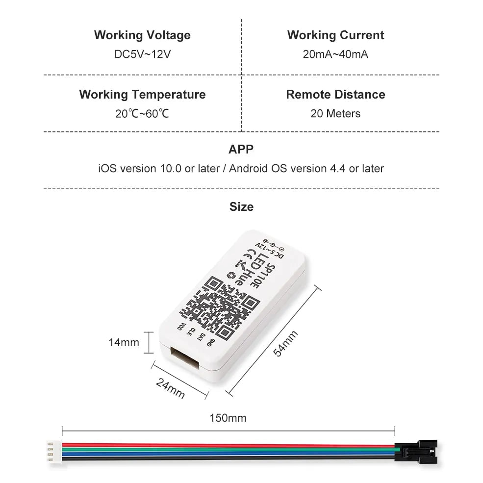 Bluetooth RGB Strip LED Lights