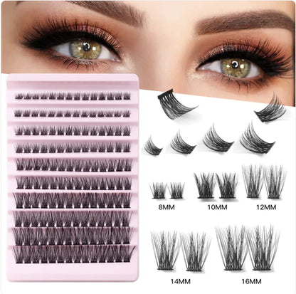 Natural Single Cluster False Eyelash Set with Large Capacity