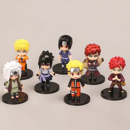 12pcs/set Naruto Anime Shippuden PVC Figures Toys